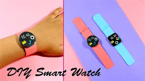 how to make a fake smart watch out of paper|How to Make Smart Watch .